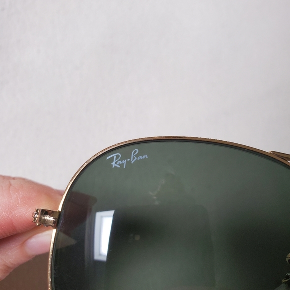 RAY-BAN classic aviators preloved gold/green - Picture 8 of 12